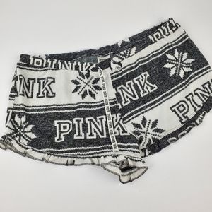 PINK Victoria's Secret Snowflake Sleep Shorts